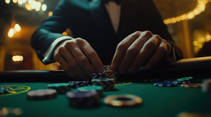 Golden Toad live blackjack table on mgs88 slot mobile app showing dealer, cards, and betting controls